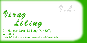 virag liling business card